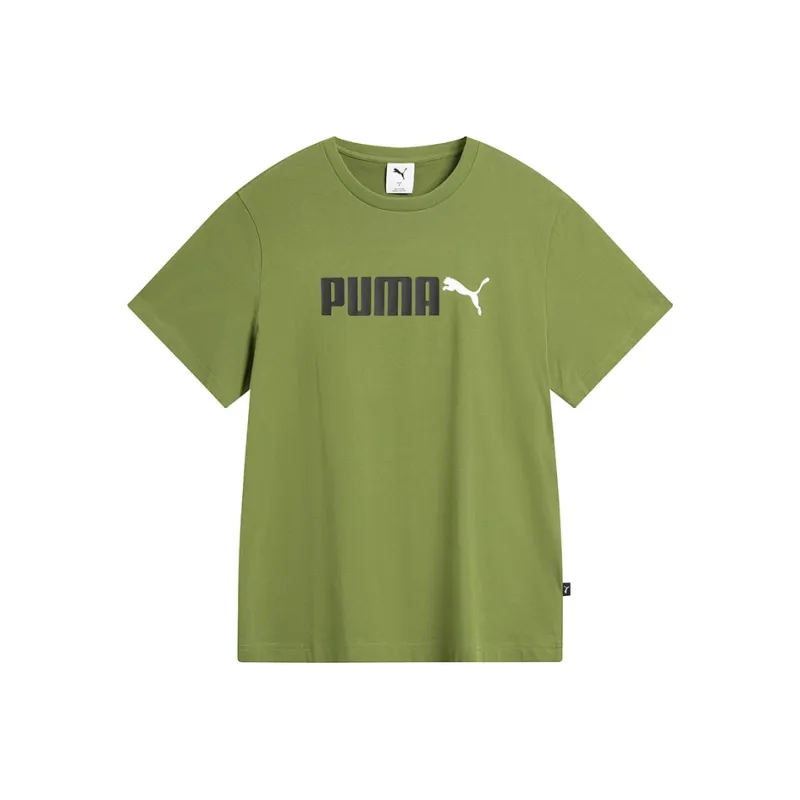PUMA T Shirt Unisex Olive Green-0