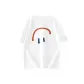 [Heavyweight 100% cotton]White (Reversed Smile Chest Logo _ Reversed Smile Back Logo)