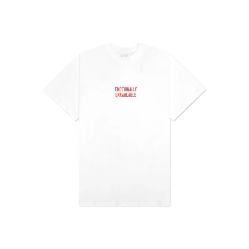 Emotionally Unavailable T-Shirt Men's White-0