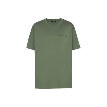 BALMAIN Logo Embroidered Crewneck T Shirt