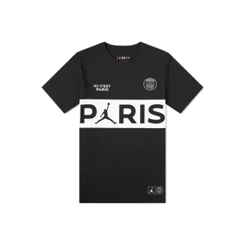 JORDAN PSG Wordmark T Shirts Men Black