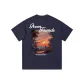 Navy Blue (White Text)