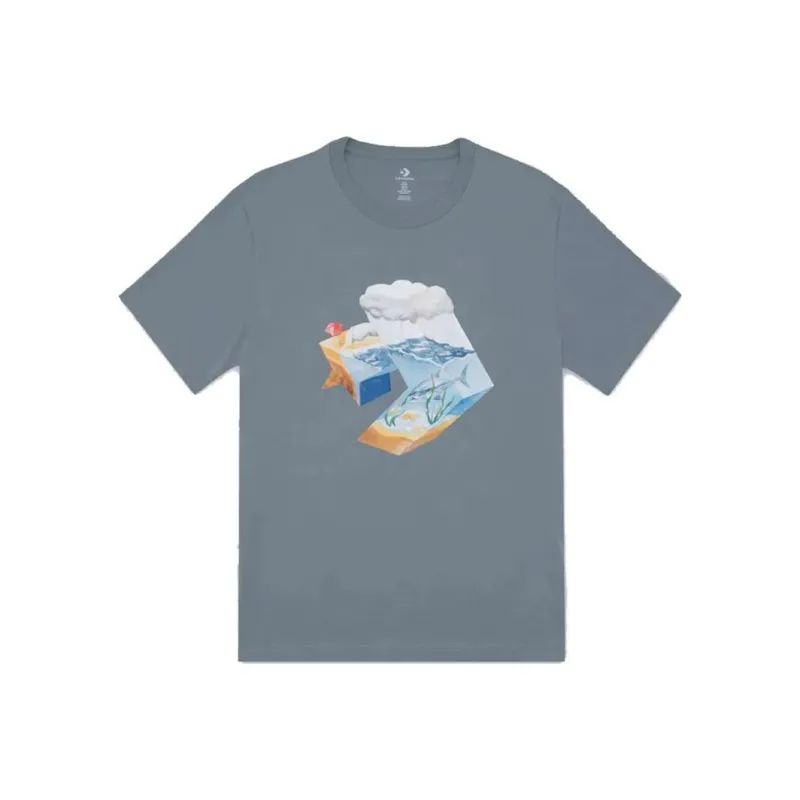Converse T Shirts Men Gray-0
