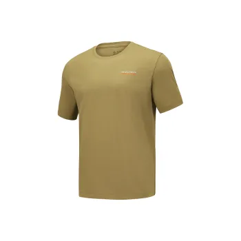 Skechers T Shirt Men's Dark Gold Brown