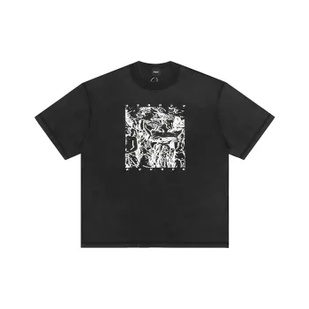 A Chock T Shirt Unisex Washed Black