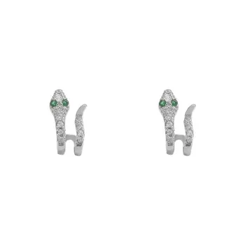 GIFT&CO S999 Fine Silver Stud Earrings Women's