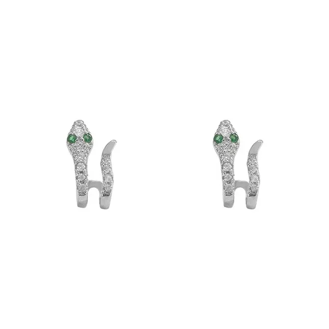 GIFT&CO S999 Fine Silver Stud Earrings Women's-0