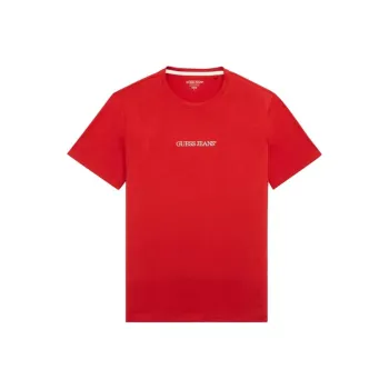 GUESS T-Shirts Men Red