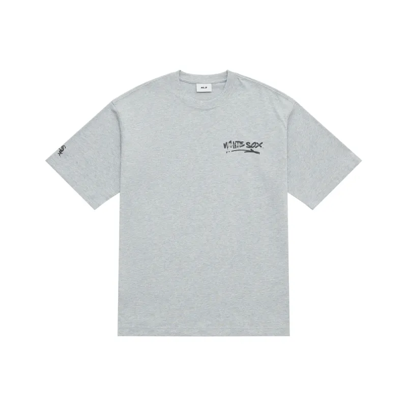 MLB Basic Collection City Life Chicago White Socks SS25 T Shirt Unisex Gray-0