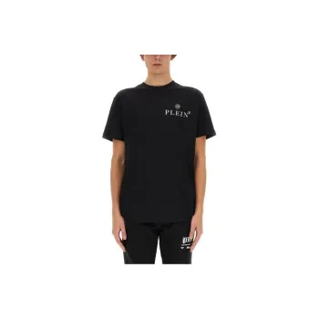 PHILIPP PLEIN Logo Printed Crewneck T Shirt