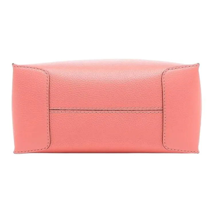 MICHAEL KORS Mercer Litchi Grain Leather One Shoulder Handbags Women's Grapefruit-3