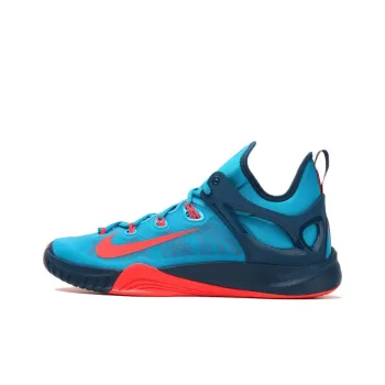 Nike Hyperrev 2015 Anti Slip Wear Resistant Mid Top Basketball Shoes Men's Blue