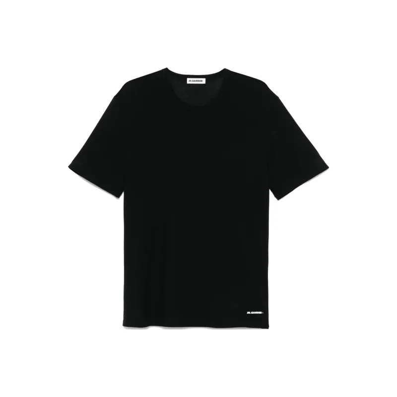 JIL SANDER Cotton Crepe T shirt-0