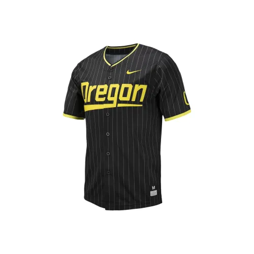 Nike Oregon Men's black Nike College Replica Baseball Jersey