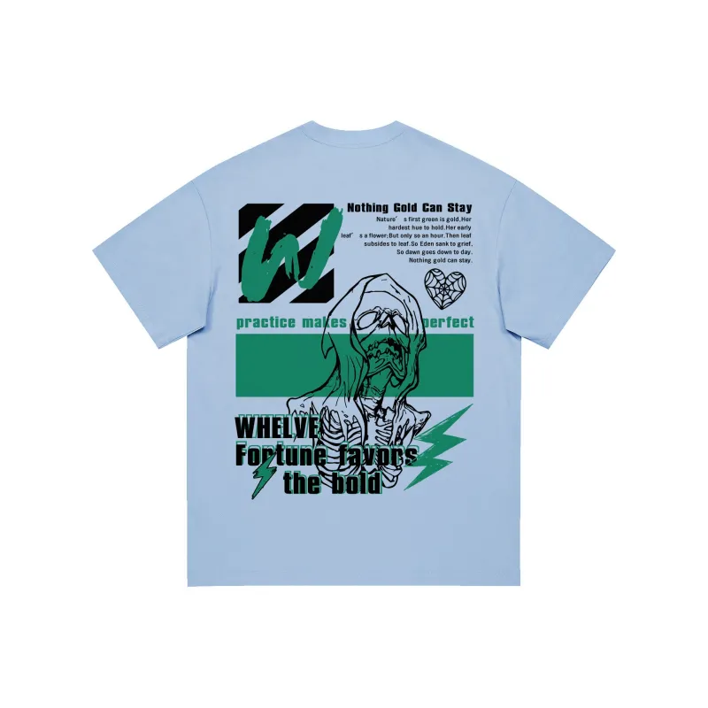 WHELVE Short Sleeved T Shirts Unisex-12