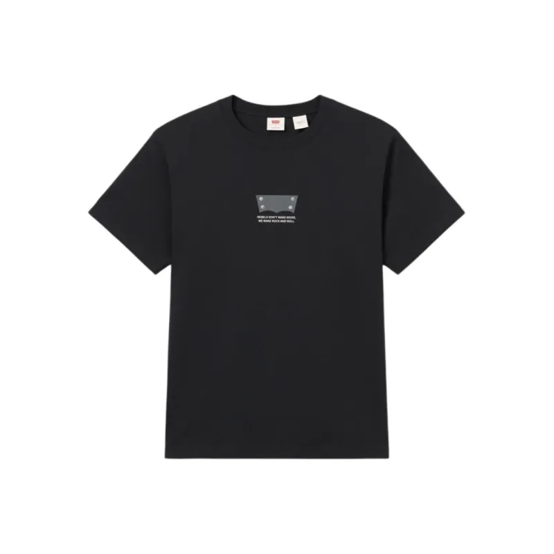 Levis T Shirts Men Black-0