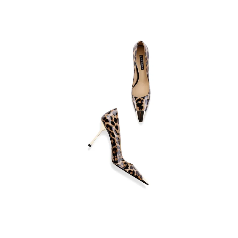 Shesrim High Heels Women's Black Brown-3