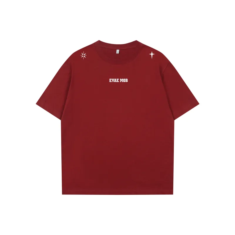 *EVAE+MOB T-Shirt Unisex Cherry Red-0