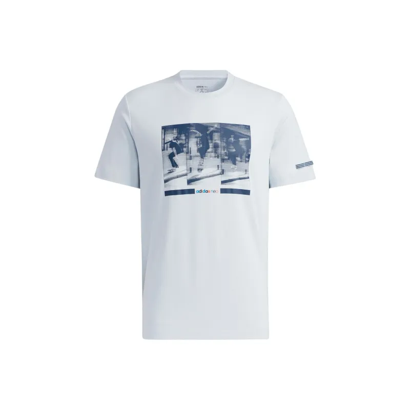 Adidas Neo SS MAY T Shirt Men's Blue-0