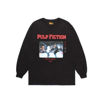 WACKO MARIA Vulgar Novels Collaboration T-Shirts Unisex Black