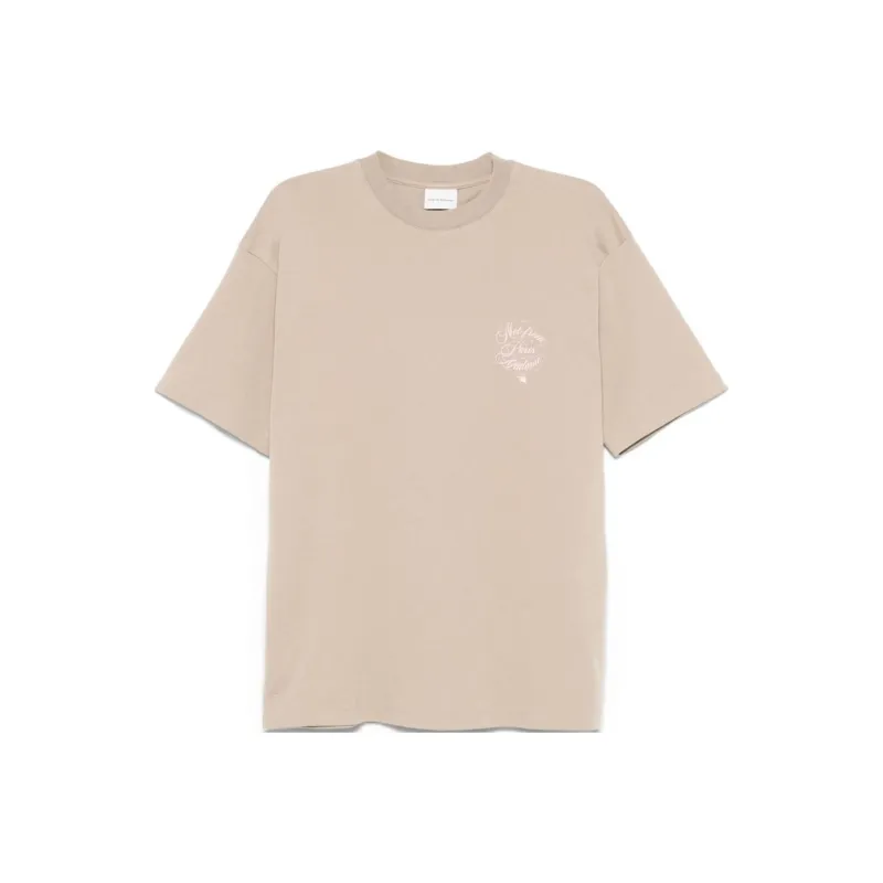 Drôle De Monsieur Le Slogan Vignes T shirt-0