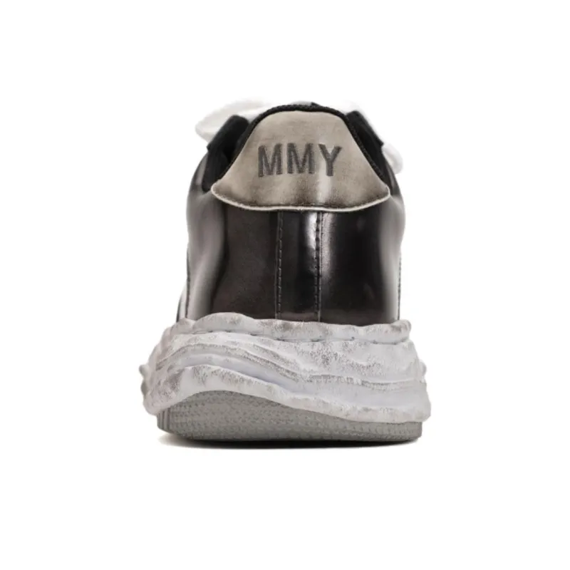 Maison MIHARA YASUHIRO Wayne Og Sole Brush Off Leather Low Mannahatta Nyc Black White-4