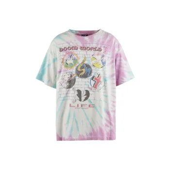 SAINT Mxxxxxx X Lastman Door World Cotton T shirt