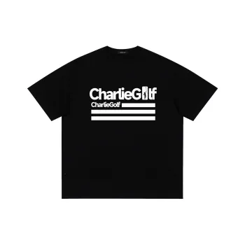 CHARLIE GOLF T Shirt Unisex Black