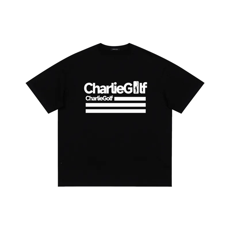 CHARLIE GOLF T-Shirt Unisex Black-0