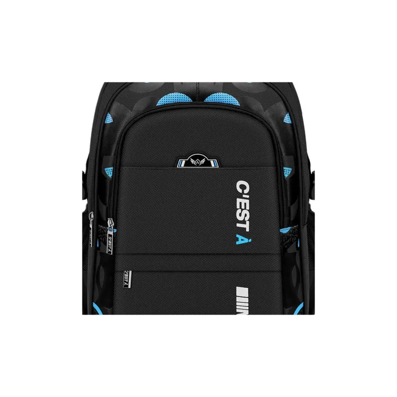 Pretty Baby Oxford Backpack Student Backpack Large Size Kids' Black-1