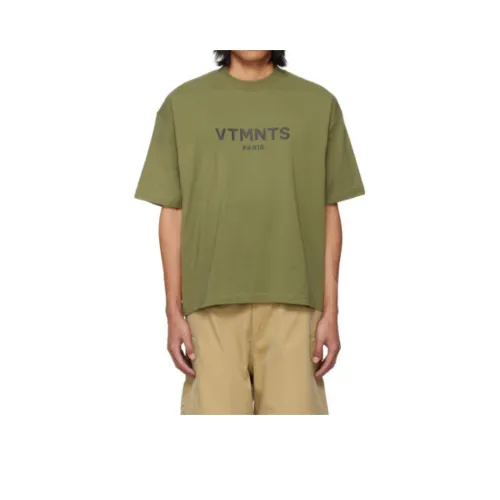 VTMNTS T-Shirts Men Olive