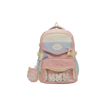 Tong Tong Rabbit Nylon Backpack Unisex Multicolor