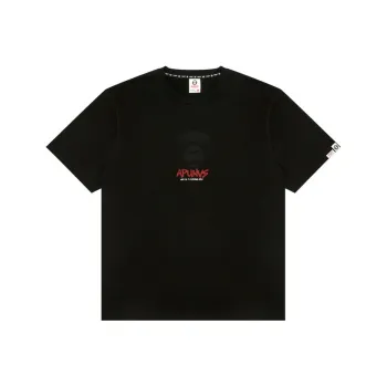 Aape BY *A BATHING APE® Logo print Cotton T shirt