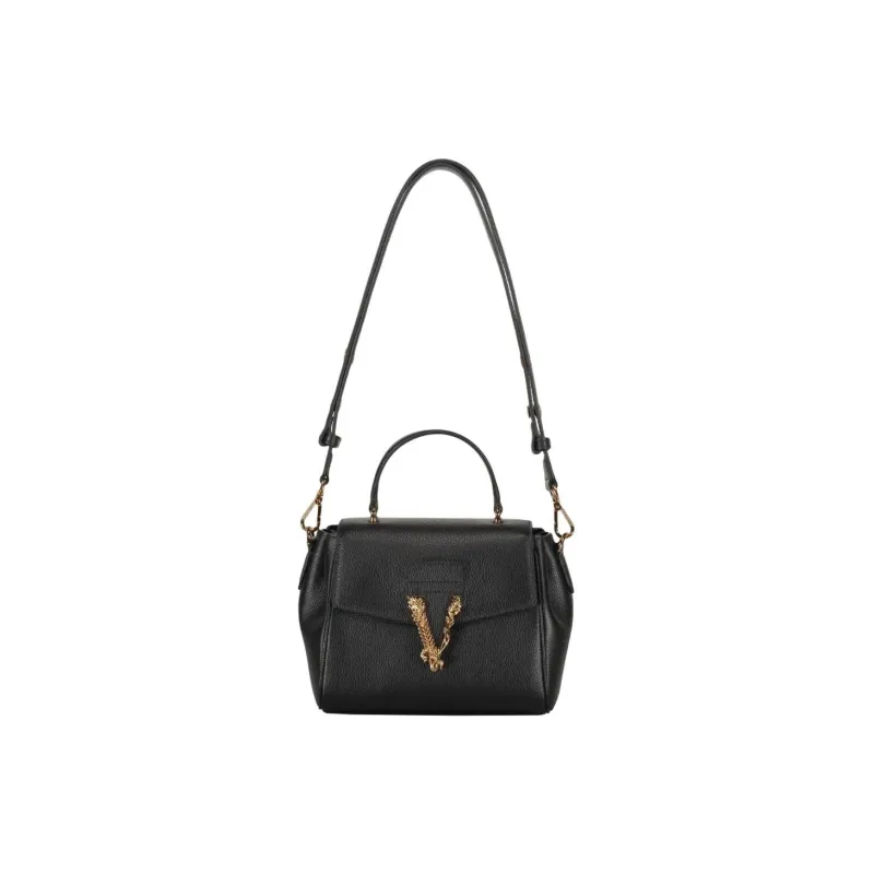 FANSIZHE Virtus Calfskin Tote Bag, Shopping Bag, Shoulder Bag, Handbag Women's Black-1