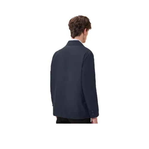 Red Bean Jackets Coats Men's Navy Blue