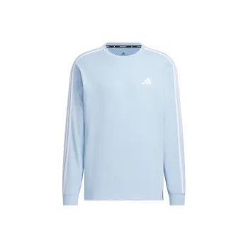 Adidas ESSENTIALS3 Stripes Plus T Shirt Men's Blue