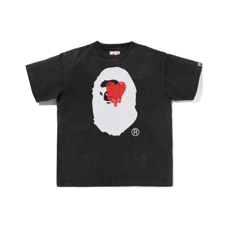 A BATHING APE X Emotionally Unavailable Ape Head Tee-0