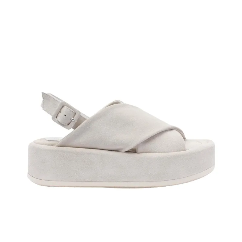 Paloma Barceló Basima One Strap Sandals 6cm Women's White-1