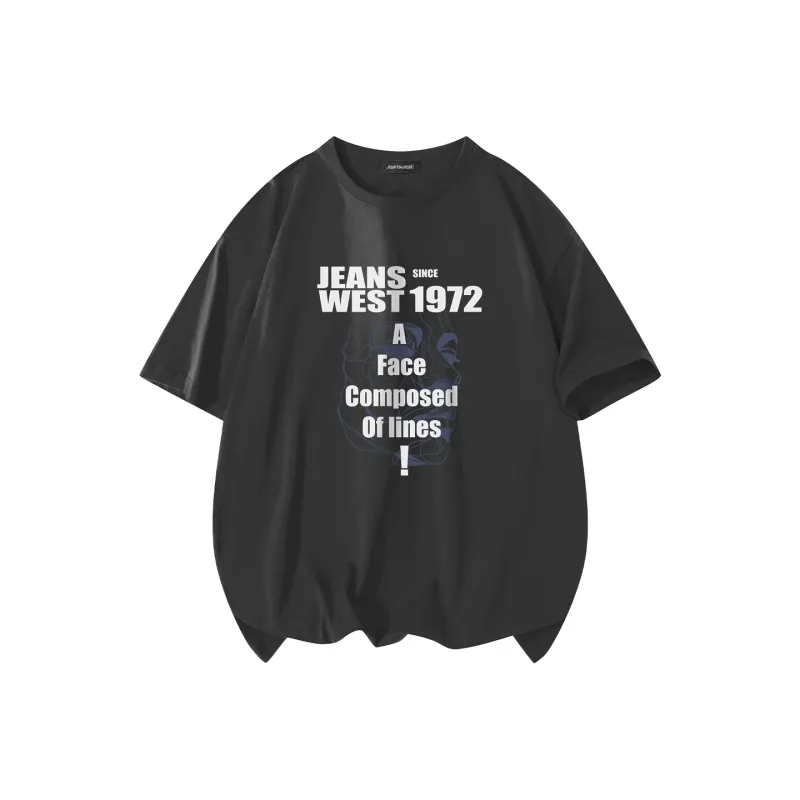 JEANSWEST T Shirt Unisex Dark Blue-8