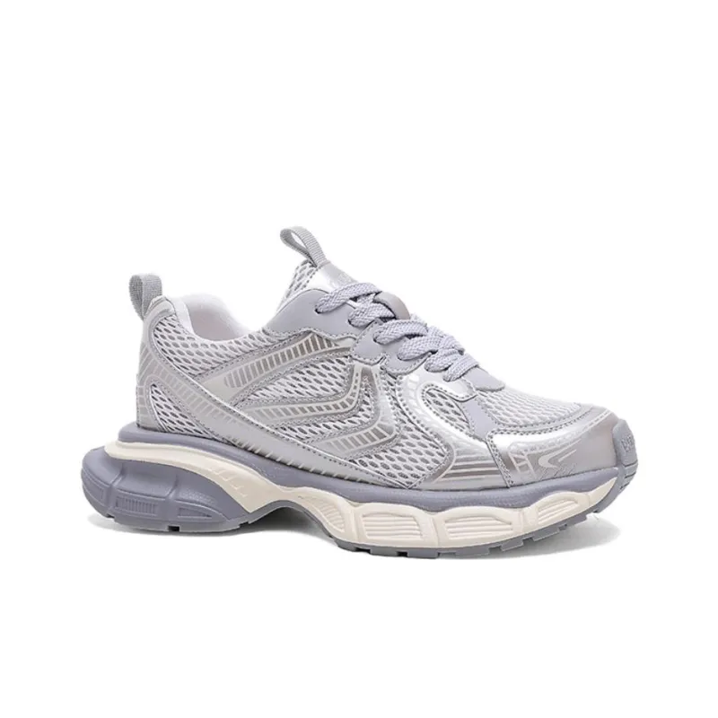 BENZI Low Top Chunky Sneakers Unisex Champagne Gold-1