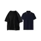 2 Pack (Black Short-Sleeved+Navy Blue Polo)