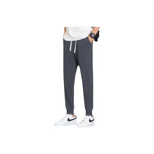 Tonlion Casual Pants Unisex Dark Gray