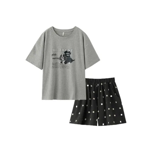 Maultiay Pajama Set Women's Gray