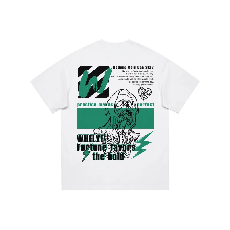 WHELVE Short Sleeved T Shirts Unisex-3