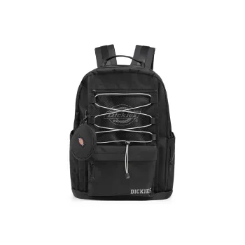 Dickies Polyester Backpack Laptop Backpack Large Size Unisex Black/Khaki