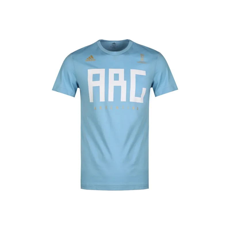 Adidas Argentina T Shirt Men's Blue-0
