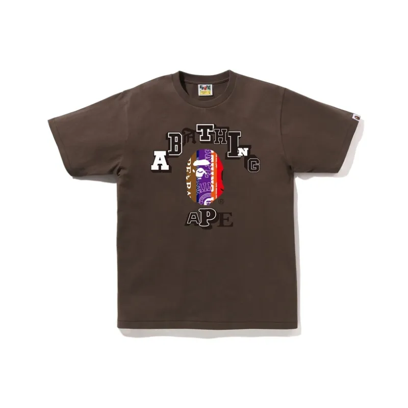A BATHING APE Fans Scarf College Tee-2