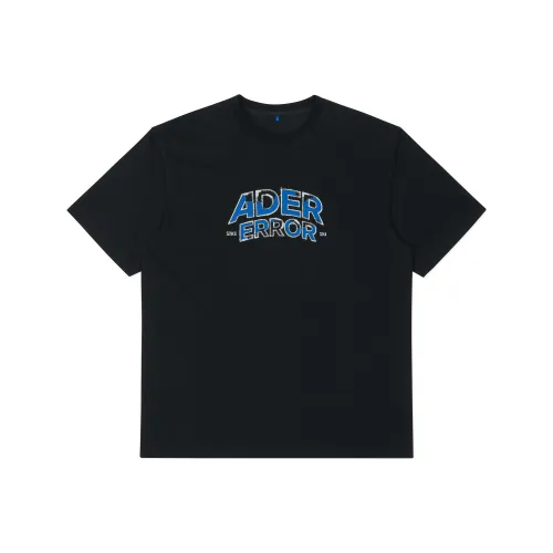 ADER ERROR Logo embroidered Drop Shoulder T shirt