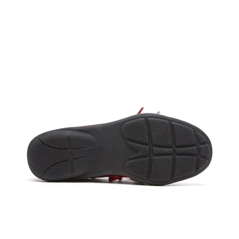 BENZI Slip Resistant Breathable Lightweight Low Top Casual Shoes Women's Apple Red-4