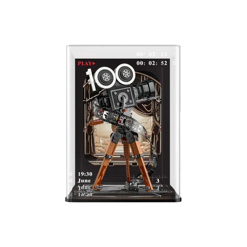 LIGHT YOUR BRICKS Compatibility Building Block 43230 Camera Tribute Edition Display Case Model Accessories-5
